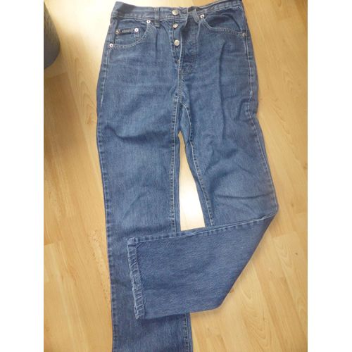 Jean Advance Jean Coton Fr 38 Us 28-29 Bleu