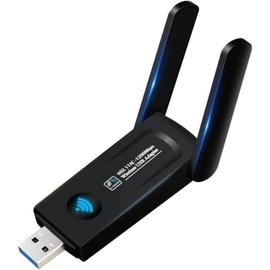 KuWFi Clé USB WLAN 6 USB 3.0 WLAN USB Adaptateur AX1800 Dual Antenne 802.11  AC Double Bande WLAN 6 Clé USB 802.11ax Adaptateur réseau Prise en charge