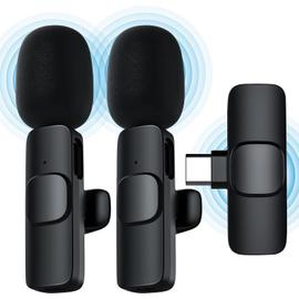 Microphone cravate Lavalier sans fil 3.5mm K35-1 à condensateur  omnidirectionnel, pour appareil photo, haut-parleur, Smartphone