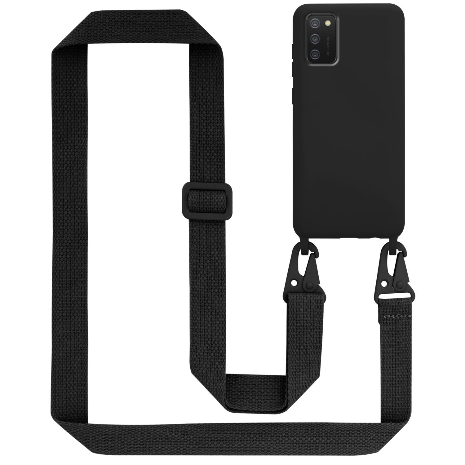 Coque Bandoulière Pour Samsung Galaxy A02s Etui Protection Cordelette Lanyard