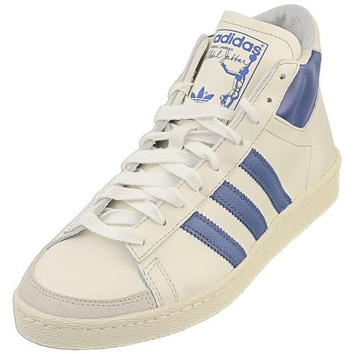 Chaussures Adidas Jabbar Hi Blanches Bleues