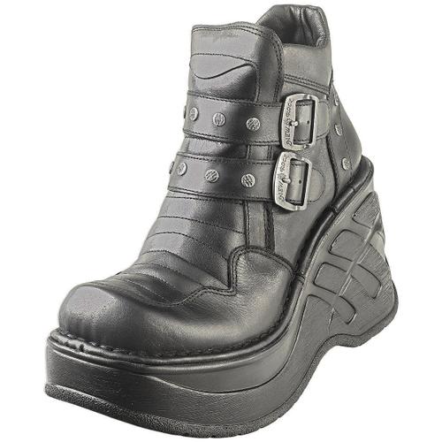 New Rock Bottes Platforme Neo Cuna Sport Noir Femme - 41