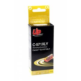 Cartouche encre UPrint compatible CANON CLI571 XL Y Jaune