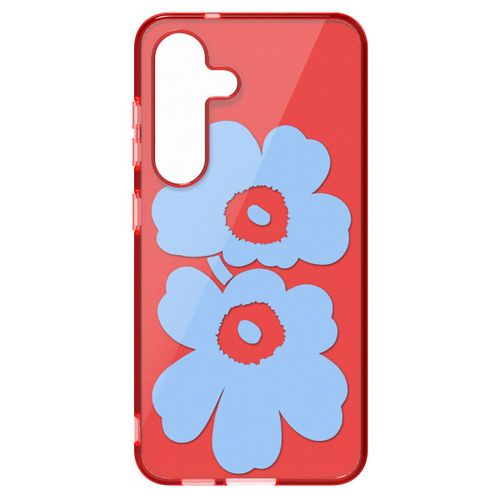 Coque Unikko Hybrid Marimekko Samsung Galaxy S25 Rouge