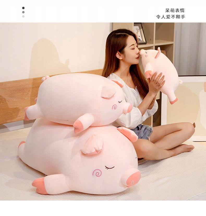 Peluche Cochon Rose Kawaii - 10