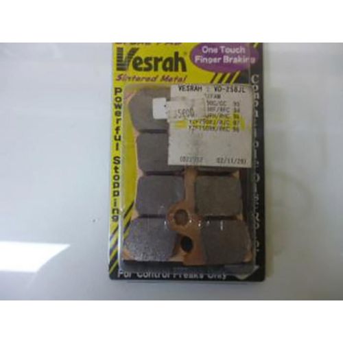 Plaquette De Frein Vesrah Pour Moto Triumph 900 Daytona 1994 À 1997 Avg Avd Neuf