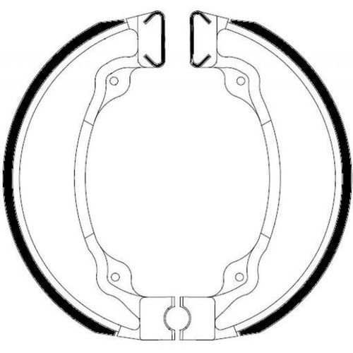 Mâchoire Frein Ferodo Pour Moto Honda 125 Cm Custom 1983 À 1999 Av Ø140x25 Neuf