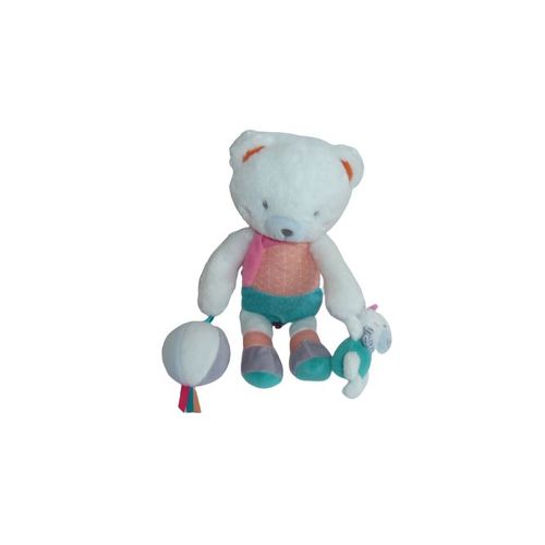 Doudou Peluche Éveil Ours 28 Cm Ouatoo Baby