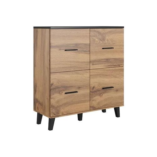 Buffet Larfloi 105, Le Nombre De Portes: 4, Étagères, 119x110x45cm