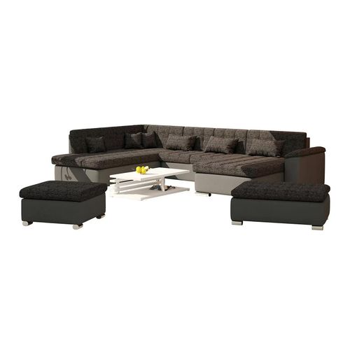 Ensemble De Canapés Comfivo 218, Fonction De Couchage, Gris