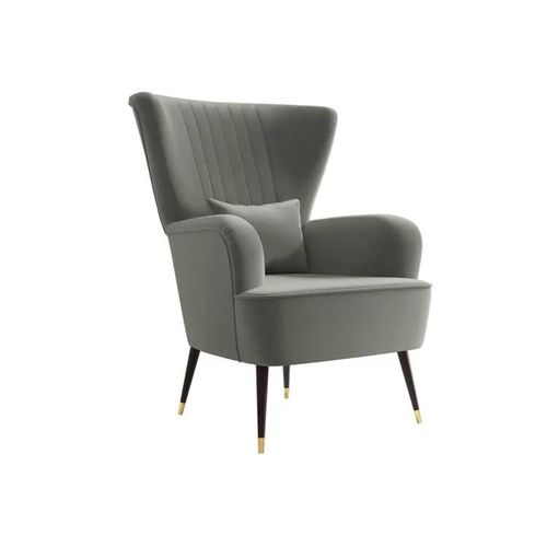 Fauteuil Orem 111, Gris, Tapisserie, 103x82x85cm