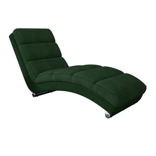 Chaise Longue Comfivo 109, Vert, Boîte De Literie, 84x62x180cm