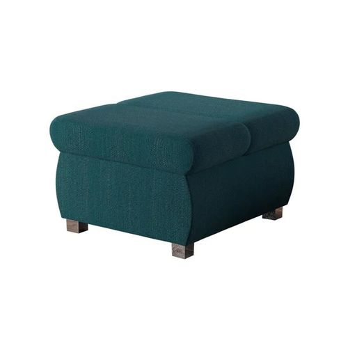 Pouf Comfivo 142, Turquoise, Tapisserie, 39x60x60cm