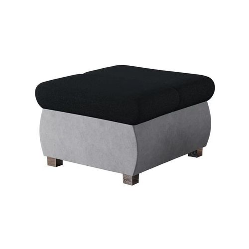 Pouf Comfivo 142, Gris, Tapisserie, 39x60x60cm