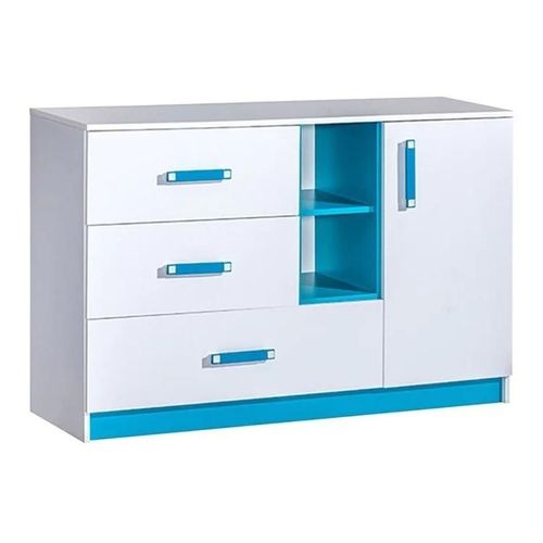 Commode Sorviru 101, Avec Tiroirs Et Portes, Nombre De Tiroirs: 3