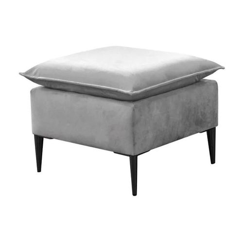 Pouf Providence 147, Gris, Tapisserie, 45x50x50cm