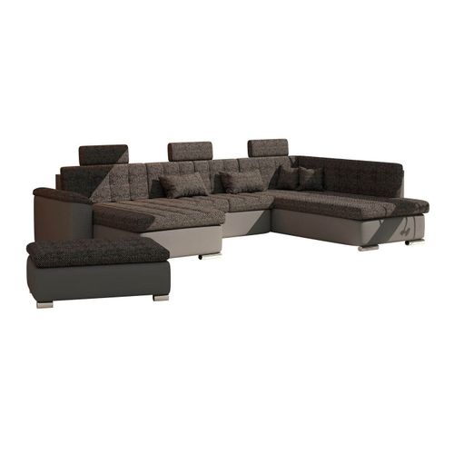 Ensemble De Canapés Comfivo 214, Fonction De Couchage, Gris