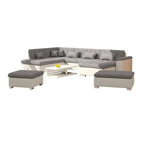 Ensemble De Canapés Comfivo 218, Fonction De Couchage, Gris