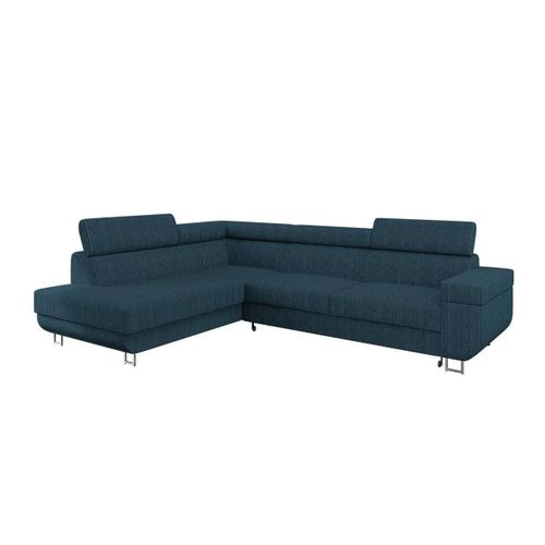 Canapé D'angle Comfivo 306, Turquoise, Fonction De Couchage