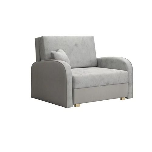 Fauteuil Columbus 160, Gris, Tapisserie, 85x103x98cm