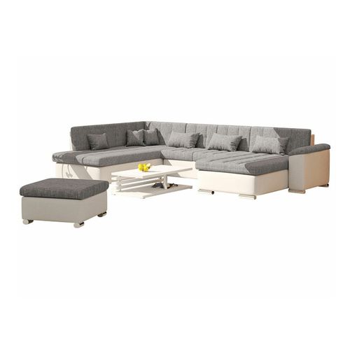 Ensemble De Canapés Comfivo 216, Fonction De Couchage, Gris