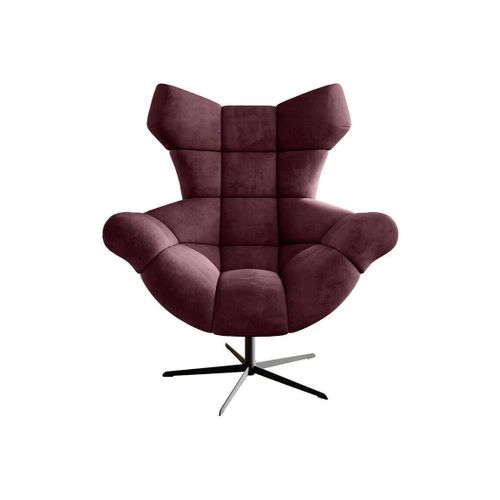 Fauteuil Indiana 146, Pourpre, Tapisserie, 119x103x84cm