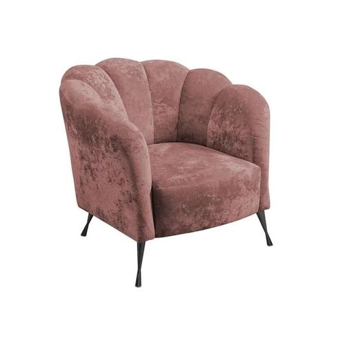 Fauteuil Providence 150, Rose, Tapisserie, 78x87x83cm