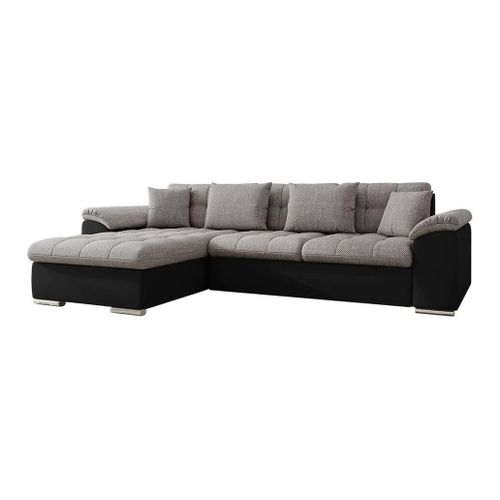 Canapé D'angle Comfivo 107, Gris, Fonction De Couchage, 280x160x76cm