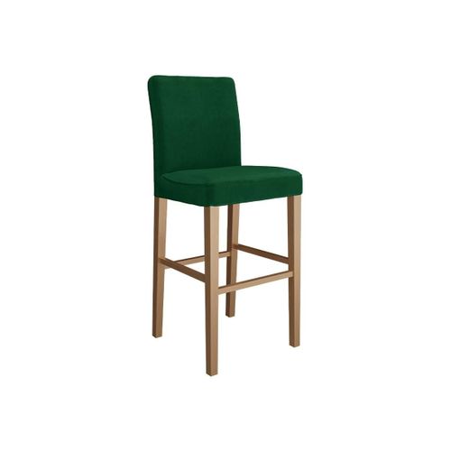 Chaise De Bar Racine 103, Tapisserie, En Bois, 105x45x52cm