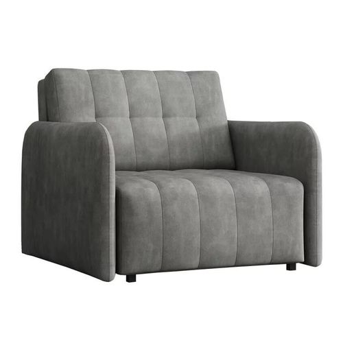 Fauteuil Columbus 176, Gris, Tapisserie, 85x95x98cm