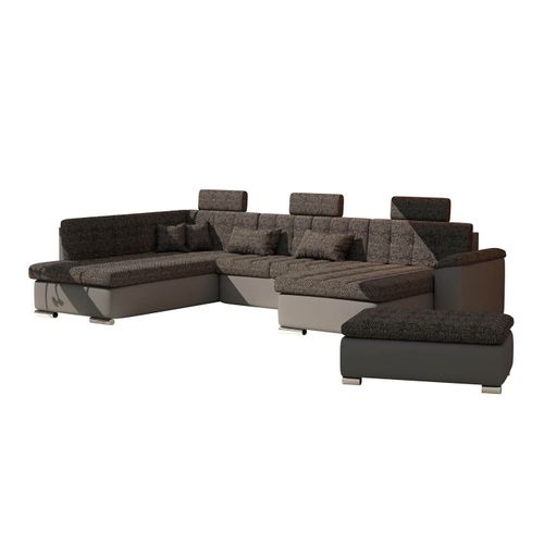 Ensemble De Canapés Comfivo 214, Fonction De Couchage, Gris