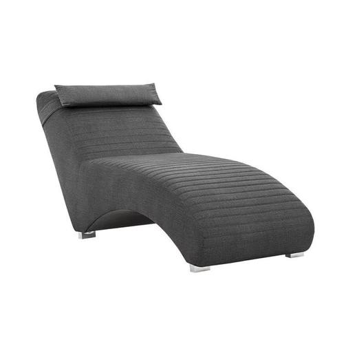 Chaise Longue Providence 183, Gris, Boîte De Literie, 80x73x170cm