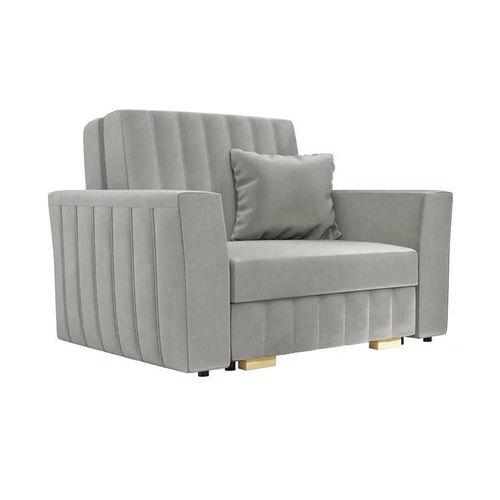 Fauteuil Columbus 135, Gris, Tapisserie, 85x115x98cm