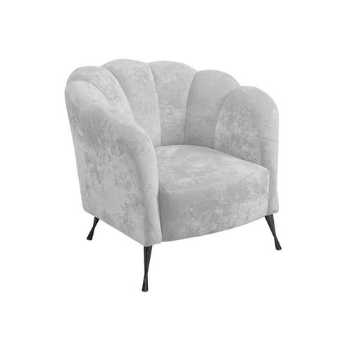 Fauteuil Providence 150, Gris, Tapisserie, 78x87x83cm