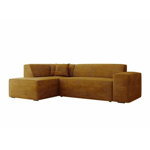 Canapé D'angle Comfivo 289, Jaune, Fonction De Couchage, 267x205x73cm