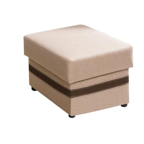 Pouf Providence 168, Brun Clair, Tapisserie, 37x50x50cm
