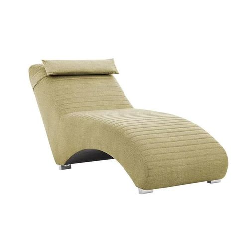 Chaise Longue Providence 183, Jaune, Boîte De Literie, 80x73x170cm