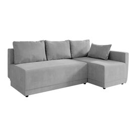 Canapé D'angle Columbus 149, Gris, Fonction De Couchage, 210x135x85cm