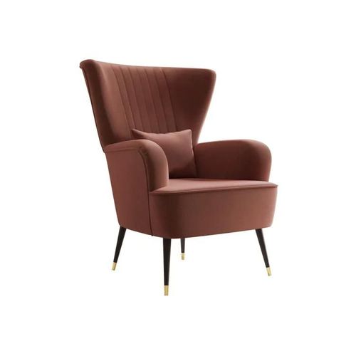 Fauteuil Orem 111, Rose, Tapisserie, 103x82x85cm
