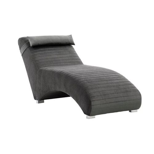 Chaise Longue Providence 183, Gris, Boîte De Literie, 80x73x170cm