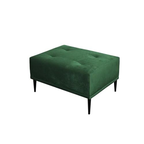 Pouf Providence 154, Vert, Tapisserie, 43x63x83cm
