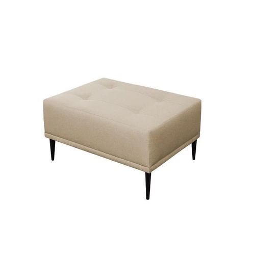 Pouf Providence 154, Brun Clair, Tapisserie, 43x63x83cm