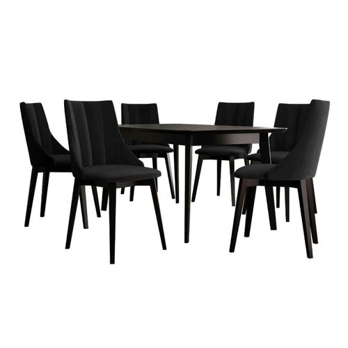 Salle À Manger Complète Racine 139, Nombre De Places: 6, 76x80x140cm