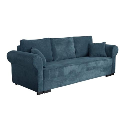 Canapé Convertible Columbus 130, Boîte De Literie, 92x234x92cm