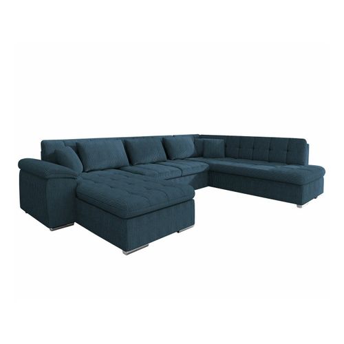 Canapé D'angle Comfivo 114, Turquoise, Fonction De Couchage