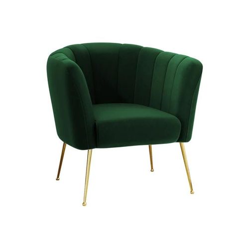 Fauteuil Orem 112, Vert, Tapisserie, 83x85x82cm