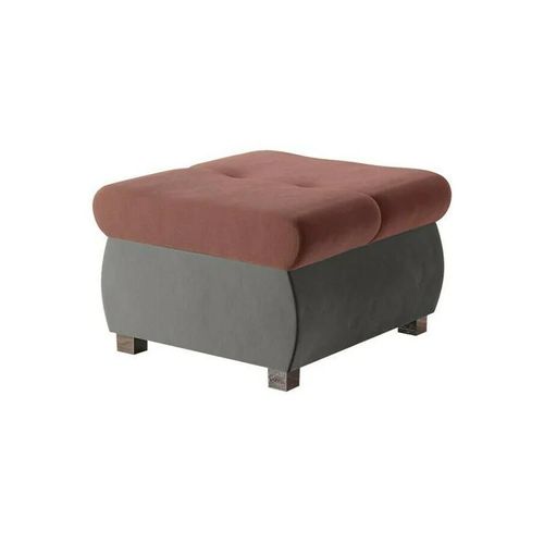 Pouf Comfivo 122, Gris, Tapisserie, 39x60x60cm