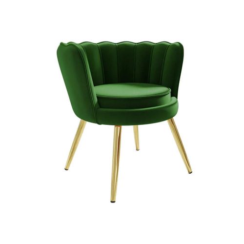 Fauteuil Comfivo 319, Vert, Tapisserie, 75x76x72cm
