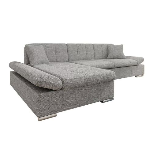 Canapé D'angle Comfivo 219, Gris, Fonction De Couchage, 278x161x76cm