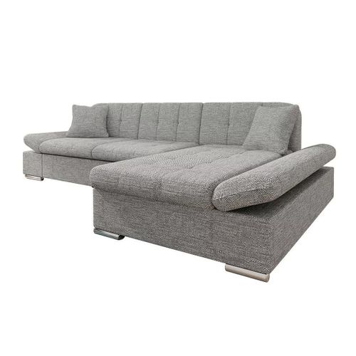 Canapé D'angle Comfivo 219, Gris, Fonction De Couchage, 278x161x76cm